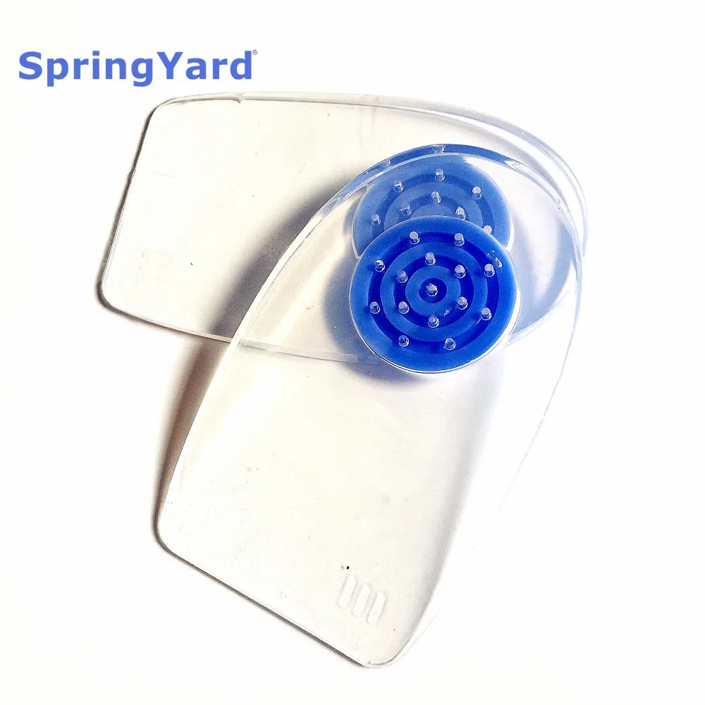 SpringYard (2 pairs/lot) 100% Silicone Gel Plantar Fasciitis Heel Spurs Protector Cushion Pad Shoe Insert Insole for Men Women
SpringYard (2 pairs/lot) 100% Silicone Gel Plantar Fasciitis Heel Spurs Protector Cushion Pad Shoe Insert Insole for Men Women