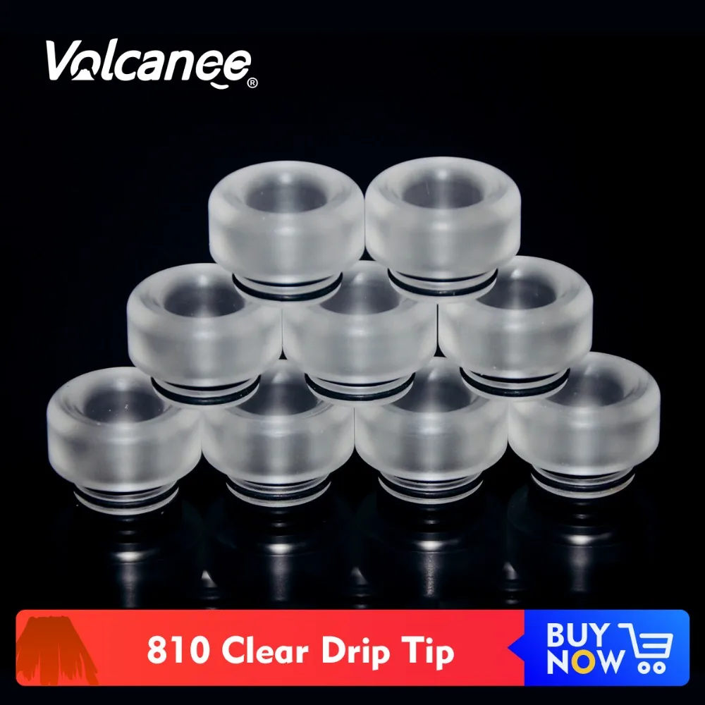 Volcanee Clear Drip Tip 810 Pure White Color Driptips Short Translucent for V12 Kennedy 24 Big Baby Atomizer Ecig Mouthpiece
Volcanee Clear Drip Tip 810 Pure White Color Driptips Short Translucent for V12 Kennedy 24 Big Baby Atomizer Ecig Mouthpiece