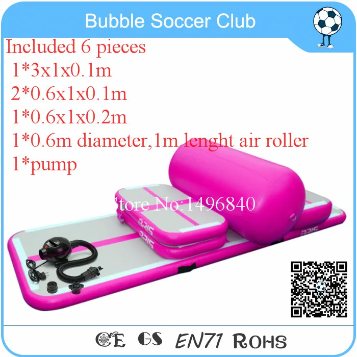 Free Shipping 6 Pieces(4 mats+1 roller +1 pump)Inflatable Air Track Training Set,Inflatable Gym Jumping Mat For Sale
Free Shipping 6 Pieces(4 mats+1 roller +1 pump)Inflatable Air Track Training Set,Inflatable Gym Jumping Mat For Sale