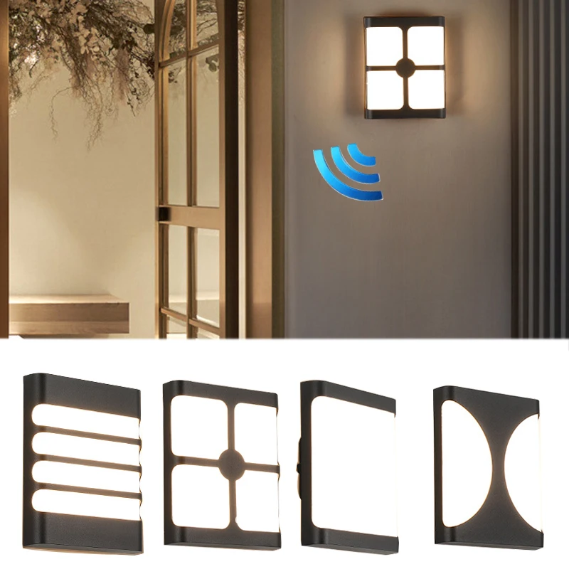 12W LED Wall Light Waterproof IP65 Porch Light Modern LED Wall Lamp Sound light control sensor Courtyard Garden Outdoor Light
12W LED Wall Light Waterproof IP65 Porch Light Modern LED Wall Lamp Sound light control sensor Courtyard Garden Outdoor Light