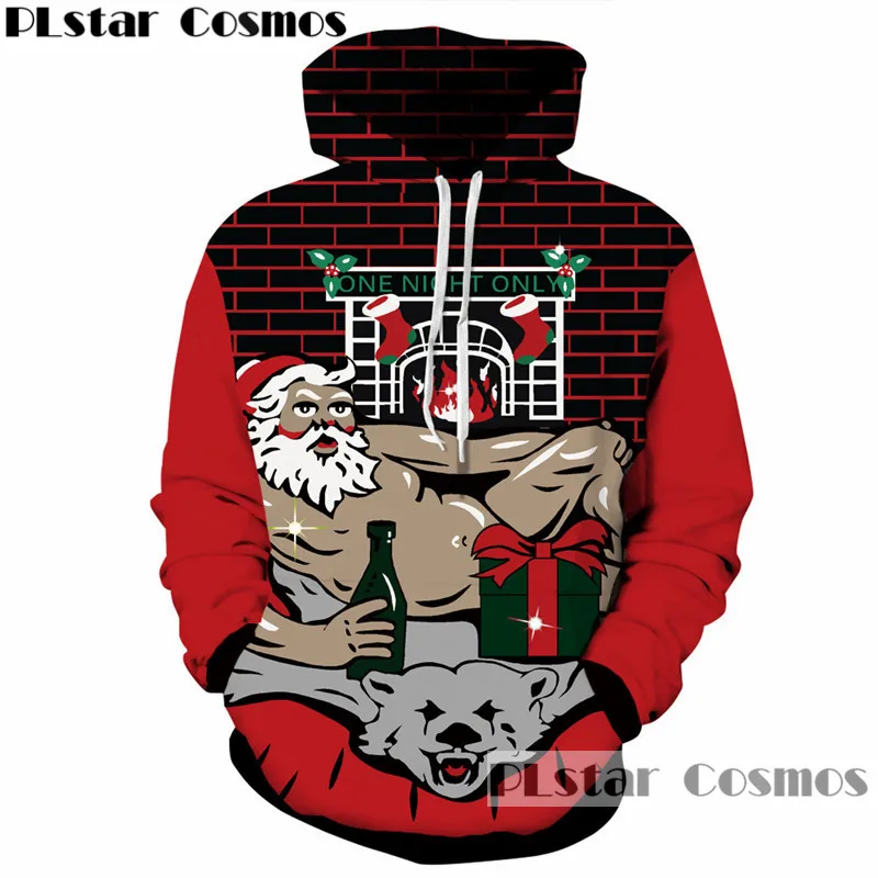 PLstar Cosmos Brand clothing fashion Sweatshirt Men/women Tracksuit Cartoon Muscular Santa Funny Hooded Hoodies Sweatshirts
PLstar Cosmos Brand clothing fashion Sweatshirt Men/women Tracksuit Cartoon Muscular Santa Funny Hooded Hoodies Sweatshirts