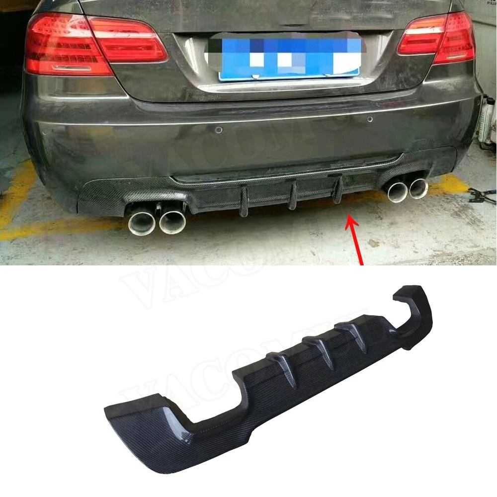Carbon Fiber Rear Bumper Lip Spoiler for BMW 3 Series E92 E93 M sport Coupe Convertible 2007-2013 Fins Shark Style Diffuser
Carbon Fiber Rear Bumper Lip Spoiler for BMW 3 Series E92 E93 M sport Coupe Convertible 2007-2013 Fins Shark Style Diffuser