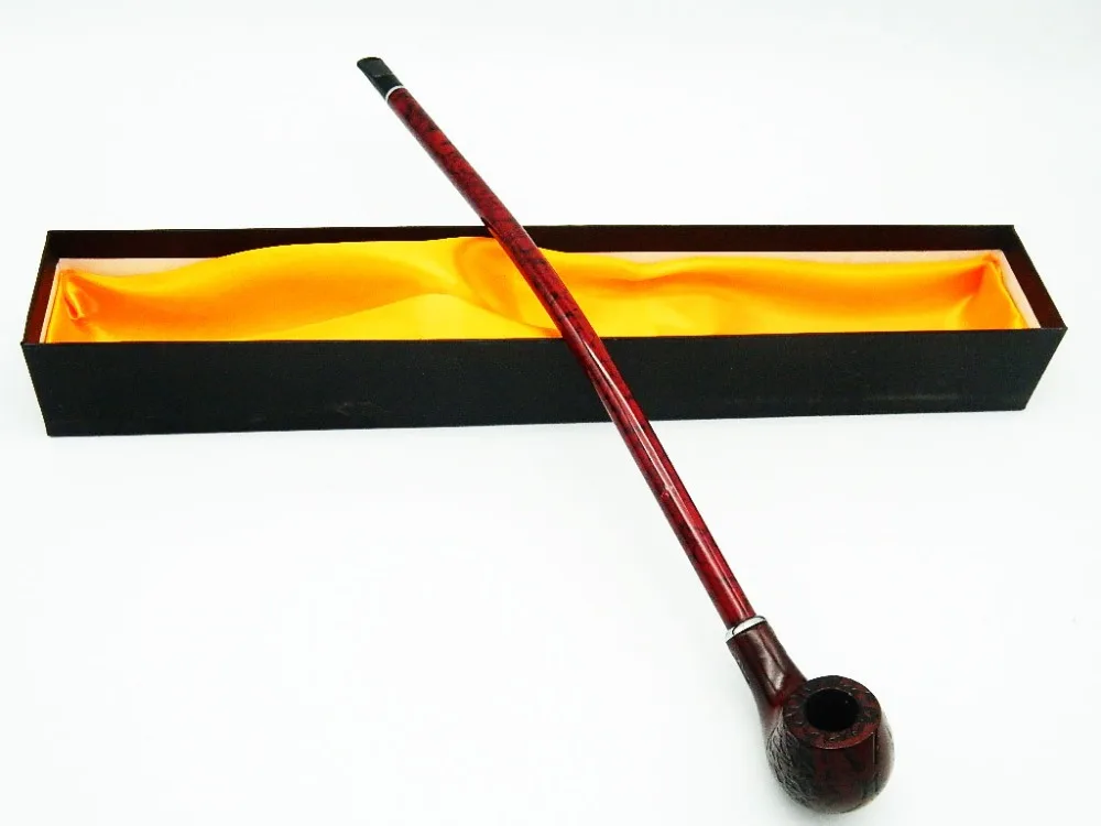 1Pc 705L Wooden Smoking Pipe 410MM Longest Cigar Pipes Fitting Holder Resin Tubes Hookah Accessories Gift box Tobacco Wood Pipe
1Pc 705L Wooden Smoking Pipe 410MM Longest Cigar Pipes Fitting Holder Resin Tubes Hookah Accessories Gift box Tobacco Wood Pipe