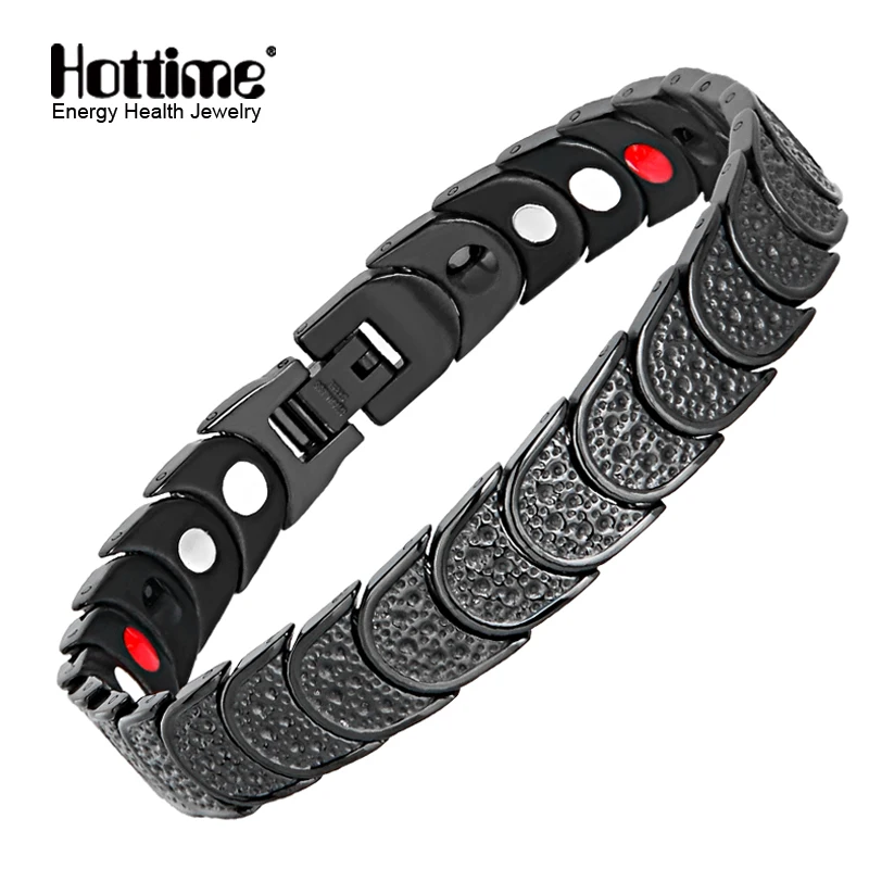 Hottime 4 in 1 Magnetic Germanium Energy Bracelets 316L Stainless Steel Power Hologram Health Bracelet For Men Women jewelry
Hottime 4 in 1 Magnetic Germanium Energy Bracelets 316L Stainless Steel Power Hologram Health Bracelet For Men Women jewelry
