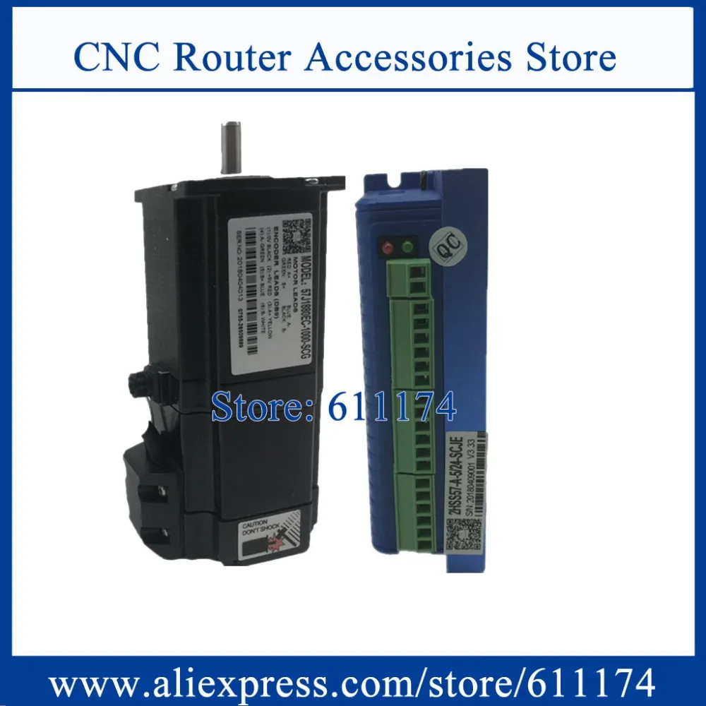 JMC Closed-loop servo set 2.0N.m Nema 23 Hybrid closed loop 2-phase stepper motor with brake 57J1880EC-1000-SC+2HSS57 driver
JMC Closed-loop servo set 2.0N.m Nema 23 Hybrid closed loop 2-phase stepper motor with brake 57J1880EC-1000-SC+2HSS57 driver