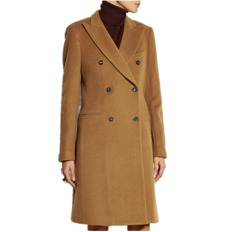 2019 Autumn and Winter New European and American Simple Suit Neck Double-breasted Long Coat Winter Woolen Blends Parka c294
2019 Autumn and Winter New European and American Simple Suit Neck Double-breasted Long Coat Winter Woolen Blends Parka c294