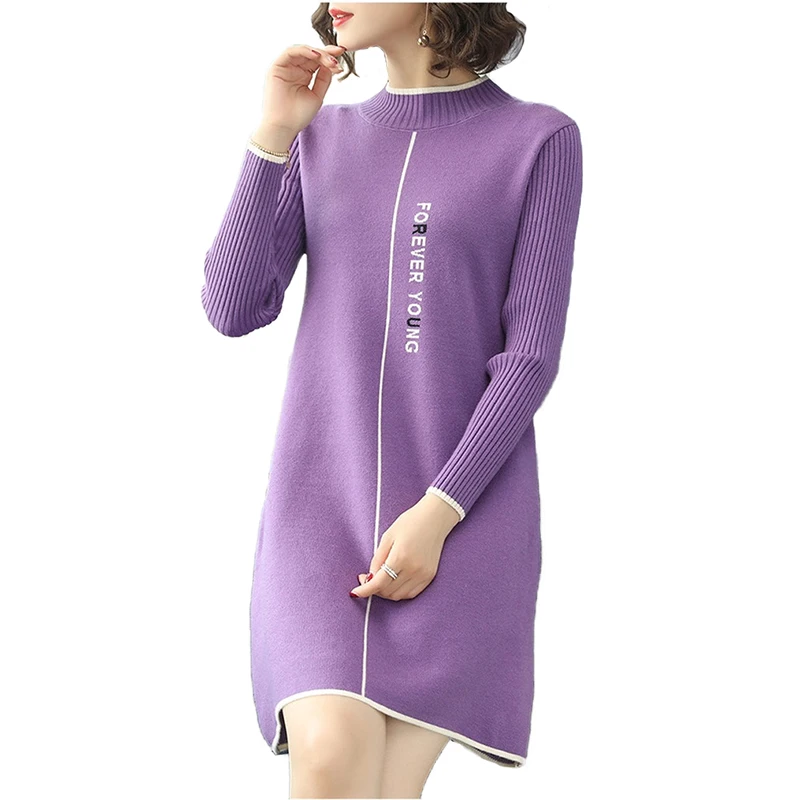 2021 Women Sweaters Pullovers NEW Autumn Winter Pull Mid Long Knitted Sweater Ladies Clothes Jumper Female Long Sleeve Bottoming
2021 Women Sweaters Pullovers NEW Autumn Winter Pull Mid Long Knitted Sweater Ladies Clothes Jumper Female Long Sleeve Bottoming