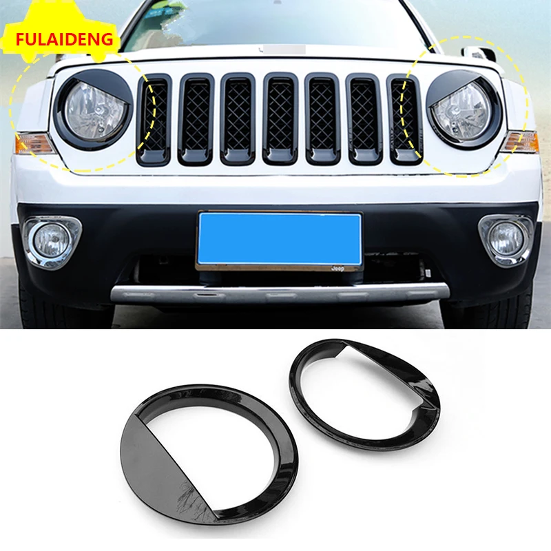 2pcs for Jeep Patriot 2011-2015 ABS Angry style Front Head Light Lamp Cover Trim Car Styling
2pcs for Jeep Patriot 2011-2015 ABS Angry style Front Head Light Lamp Cover Trim Car Styling