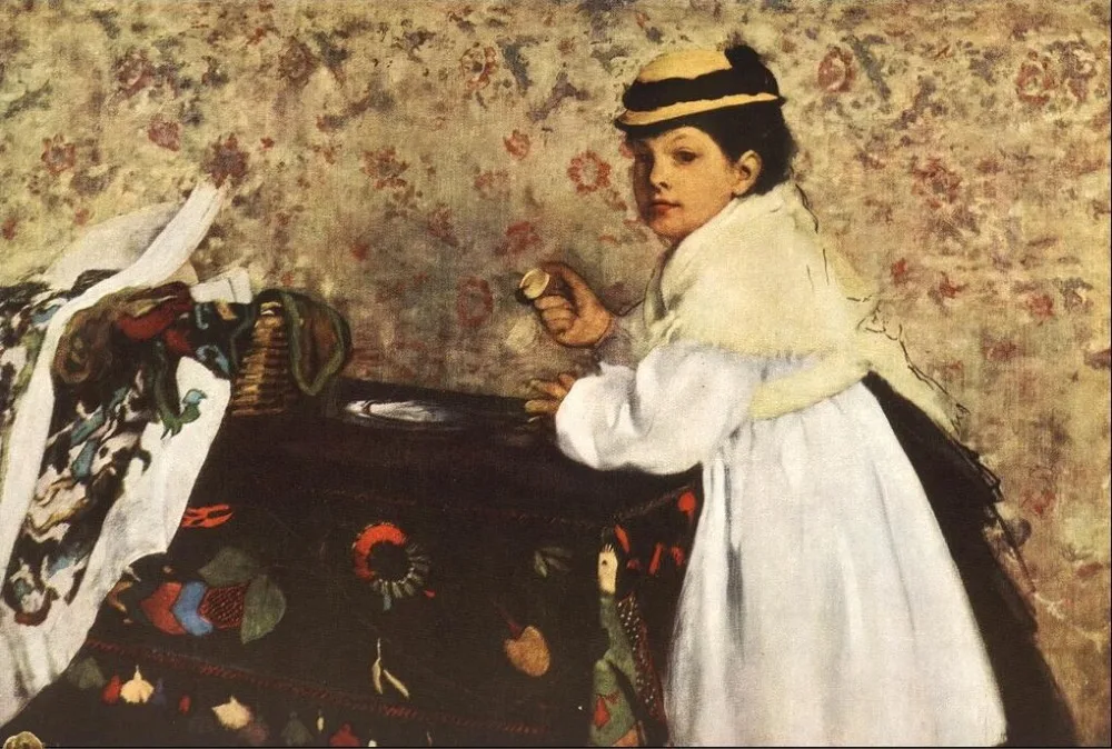 High quality Oil painting Canvas Reproductions Hortense Valpinson (1869-1870) By Edgar Degas hand painted
High quality Oil painting Canvas Reproductions Hortense Valpinson (1869-1870) By Edgar Degas hand painted