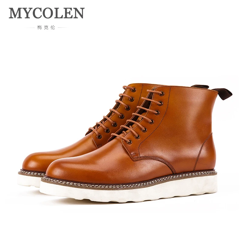 MYCOLEN Autumn Winter Boots Men Basic Platform Ankle Boots Luxury Product Leather Men'S Shoes Casual Lace Up Male Shoes Adult
MYCOLEN Autumn Winter Boots Men Basic Platform Ankle Boots Luxury Product Leather Men'S Shoes Casual Lace Up Male Shoes Adult