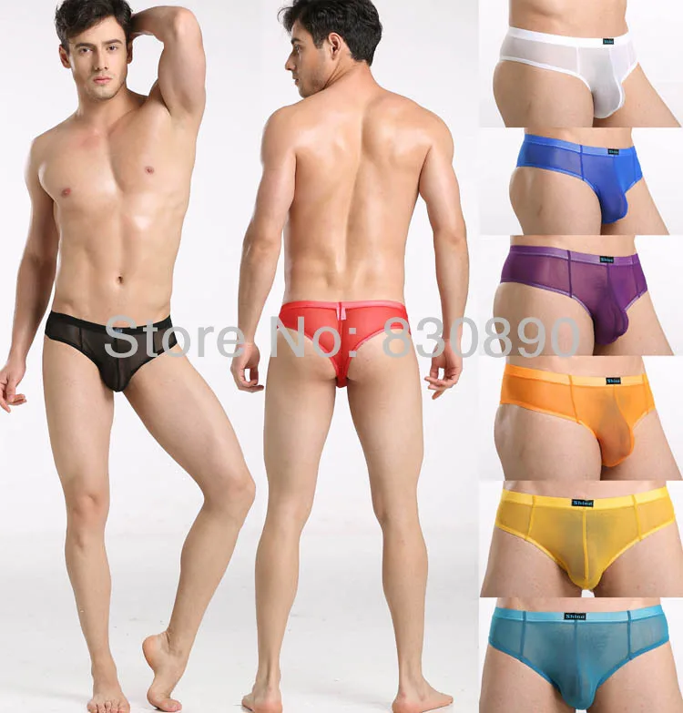 Men s sheer bikini underwear