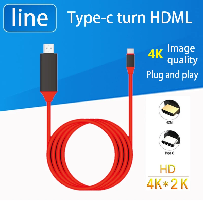 USB Type C To HDMI Adapter, USB 3.1 USB-C To HDMI Adapter Male To Male Converter for MacBook2016/Huawei Matebook/Smasung S8
USB Type C To HDMI Adapter, USB 3.1 USB-C To HDMI Adapter Male To Male Converter for MacBook2016/Huawei Matebook/Smasung S8