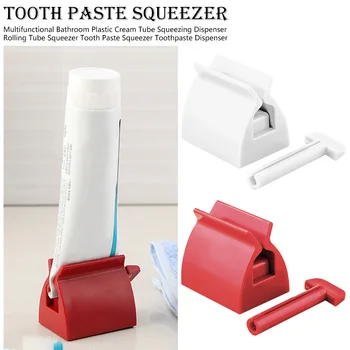 Multifunctional Bathroom Plastic Cream Tube Squeezing Dispenser Rolling Tube Squeezer Tooth Paste Squeezer Toothpaste Dispenser
Multifunctional Bathroom Plastic Cream Tube Squeezing Dispenser Rolling Tube Squeezer Tooth Paste Squeezer Toothpaste Dispenser