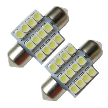 Hot Selling Universal White 31mm 12 LED SMD Festoon Dome Car Bulb 3021 3022 DE3175 Light Lamp Good Car Day Light
Hot Selling Universal White 31mm 12 LED SMD Festoon Dome Car Bulb 3021 3022 DE3175 Light Lamp Good Car Day Light