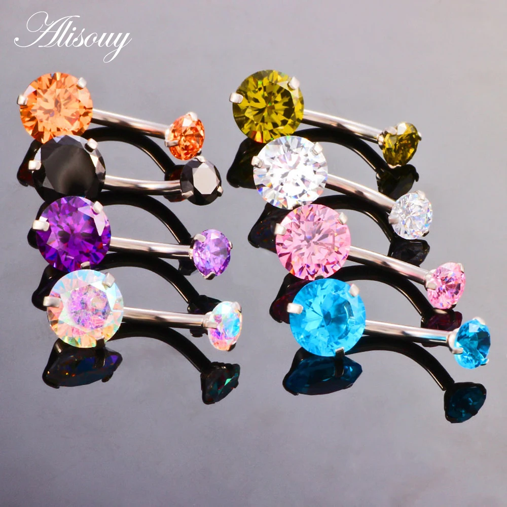 Alisouy 1 PC New Fashion Women Belly Body Piercing Flower Rhinestone Crystal Surgical Steel Navel Ring Sexy Jewelry Nice Gift
Alisouy 1 PC New Fashion Women Belly Body Piercing Flower Rhinestone Crystal Surgical Steel Navel Ring Sexy Jewelry Nice Gift