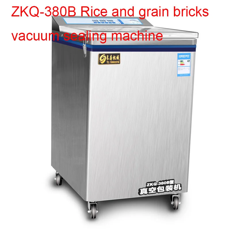 Rice and mix grain brick shape vacuum packaging machine for commercial tea bag vacuum sealing packer machine ZKQ-380B
Rice and mix grain brick shape vacuum packaging machine for commercial tea bag vacuum sealing packer machine ZKQ-380B