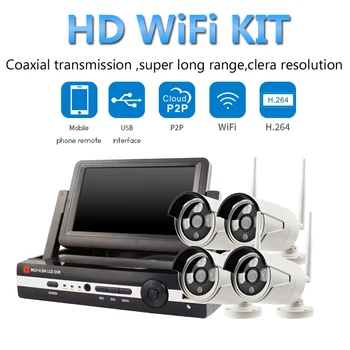 PUAroom 4CH IP Full HD 1080P wireless network camera wifi nvr kit with IR LED used in CCTV Bullet Camera System
PUAroom 4CH IP Full HD 1080P wireless network camera wifi nvr kit with IR LED used in CCTV Bullet Camera System