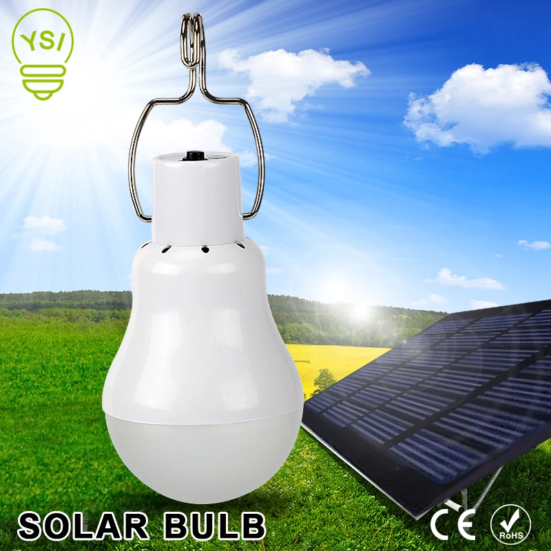 Portable Solar Powered Bulb Lamp 15W 130LM Led Charged Solar Energy Panel Light 5V For Outdoors Camping Tent Fishing Night Light
Portable Solar Powered Bulb Lamp 15W 130LM Led Charged Solar Energy Panel Light 5V For Outdoors Camping Tent Fishing Night Light