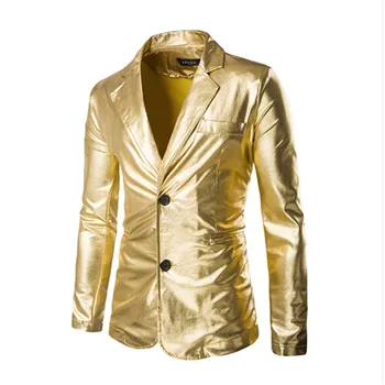 Blazer Men 2016 Stage Costumes Men Gold Silver Suit Jacket Fashion Singer Suit Sequined Costume Homme Slim Fit Host Clothing
Blazer Men 2016 Stage Costumes Men Gold Silver Suit Jacket Fashion Singer Suit Sequined Costume Homme Slim Fit Host Clothing
