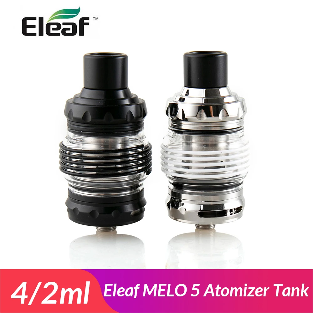 Original Eleaf MELO 5 Atomizer Tank 4ml/2ml+EC-S 0.6ohm /EC-M 0.15ohm Coil head for iStick Rim Kit 80W VS stick prince kit
Original Eleaf MELO 5 Atomizer Tank 4ml/2ml+EC-S 0.6ohm /EC-M 0.15ohm Coil head for iStick Rim Kit 80W VS stick prince kit