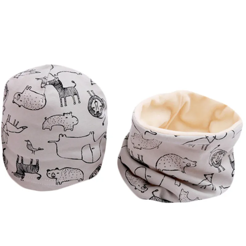New Plush Baby Hat Scarf Set Cartoon Boys Girls Head Cover Winter Warm Neck Collar Kids Beanies Sets Cotton Children Hat Scarf
New Plush Baby Hat Scarf Set Cartoon Boys Girls Head Cover Winter Warm Neck Collar Kids Beanies Sets Cotton Children Hat Scarf