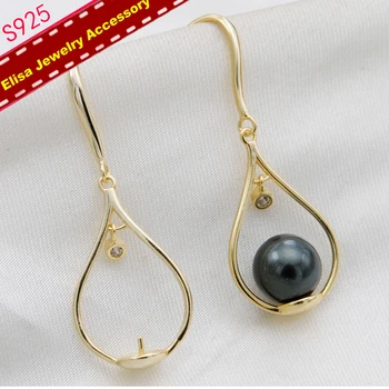 Simple&Classic Drop Pearl Earrings Settings S925 Sterling Silver Pearl Earrings Components 3Pairs/Lot
Simple&Classic Drop Pearl Earrings Settings S925 Sterling Silver Pearl Earrings Components 3Pairs/Lot