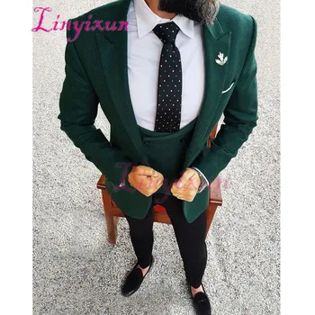 Linyixun Men Wedding Suits 2018 Elegant 3 Pieces Wedding Dress Wool Dark Green Smoking Tuxedo Jacket Terno Slim Groom Suits For
Linyixun Men Wedding Suits 2018 Elegant 3 Pieces Wedding Dress Wool Dark Green Smoking Tuxedo Jacket Terno Slim Groom Suits For
