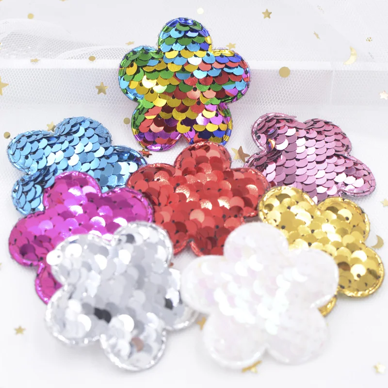 16Pcs Glitter Sequins Padded Plum Blossom Appliques Flower Patches for DIY Baby Girl's Hoop, Clip, Band, Headdress, Ornament F34
16Pcs Glitter Sequins Padded Plum Blossom Appliques Flower Patches for DIY Baby Girl's Hoop, Clip, Band, Headdress, Ornament F34