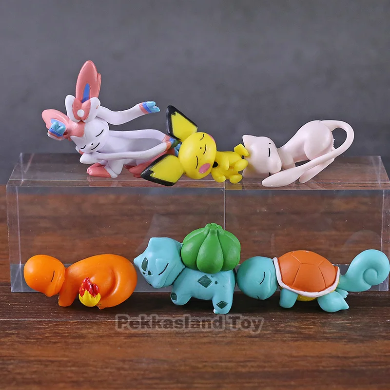 6Pcs Pichu Bulbasaur Squirtle Charmander Mew Sylveon 5CM PVC Animal Cable Protector Action Figures
6Pcs Pichu Bulbasaur Squirtle Charmander Mew Sylveon 5CM PVC Animal Cable Protector Action Figures