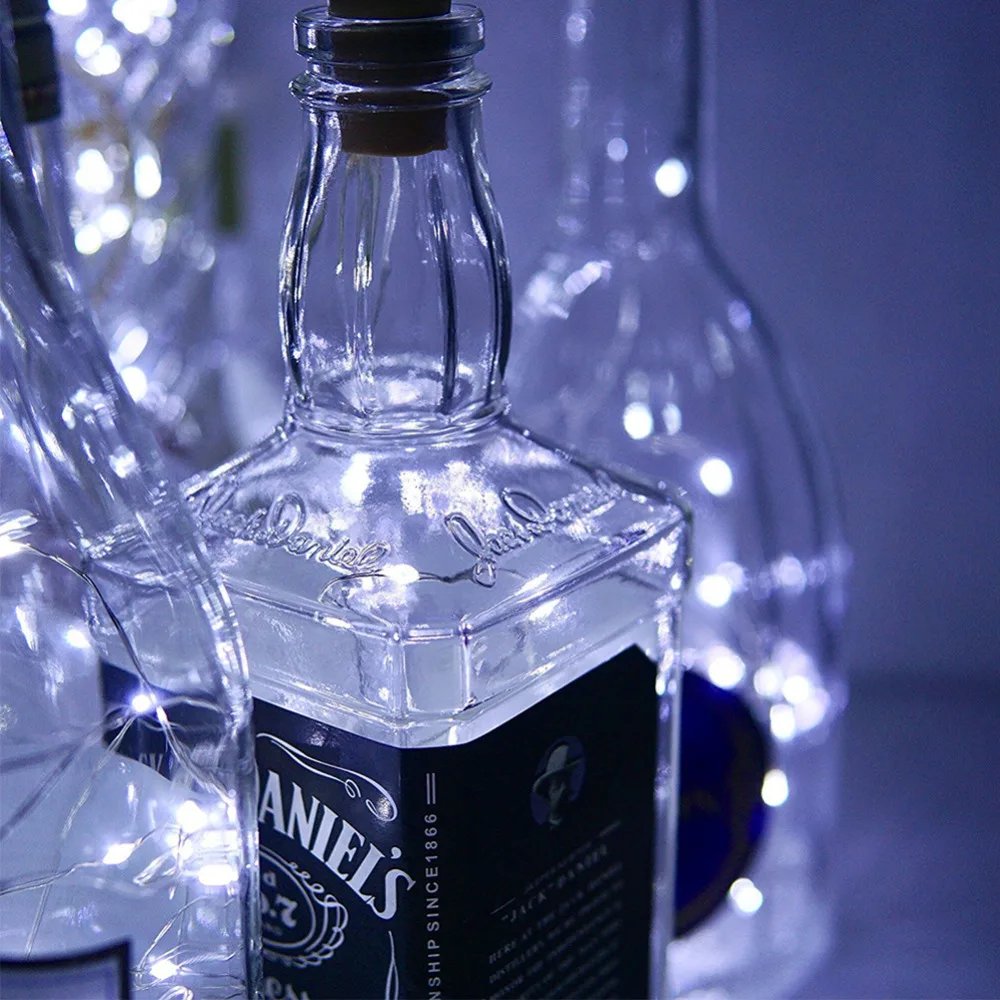 Details about / Party Bottle Lights LED 20 LEDs 2M Cork Shape String Lighting for Starry Bar