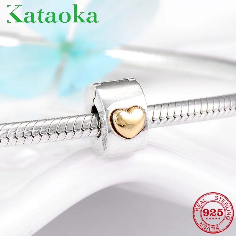 Plating Gold heart clips Lock round beads 925 Sterling Silver Womens Accessories Fit Original Pandora Bracelet Jewelry making
Plating Gold heart clips Lock round beads 925 Sterling Silver Womens Accessories Fit Original Pandora Bracelet Jewelry making