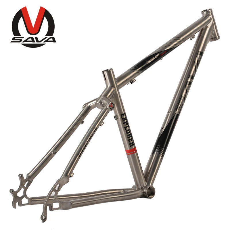 Image SAVA 26    27.5  Mountain Bike Frame Bicicleta Bicycle Frame Titainium Racing Bicycle Frame Quadro De Bicicletas Size 16   17  