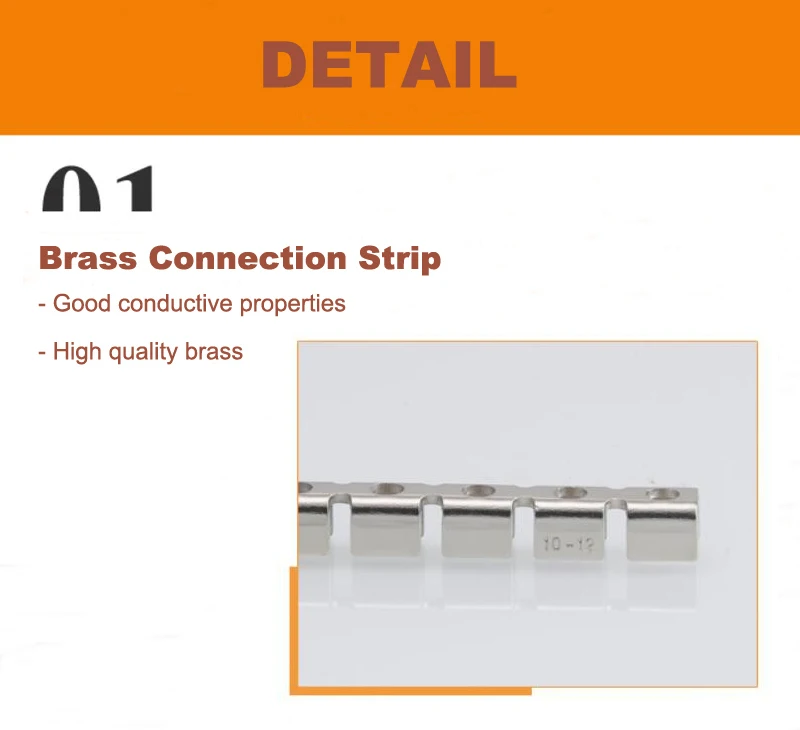 FBI 10-12 brass connection strip