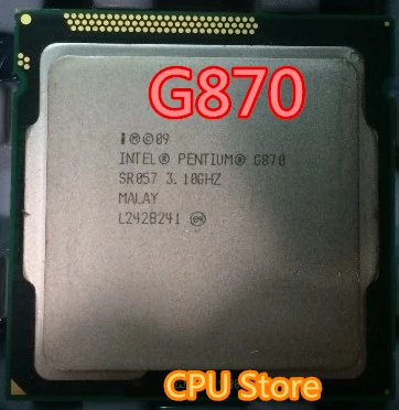 lntel G870 CPU Processor Dual-Core(3.1Ghz /L3=3M/65W) Socket LGA 1155 Desktop CPU (working 100% Free Shipping)
lntel G870 CPU Processor Dual-Core(3.1Ghz /L3=3M/65W) Socket LGA 1155 Desktop CPU (working 100% Free Shipping)