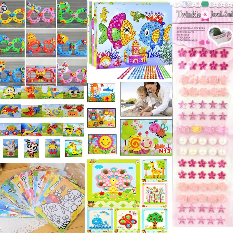 10styles 1pc DIY Toy Sets Painting Education Gift for Children Birthday Colorful Cartoon Diamond Coloring Drawing Sticker
10styles 1pc DIY Toy Sets Painting Education Gift for Children Birthday Colorful Cartoon Diamond Coloring Drawing Sticker