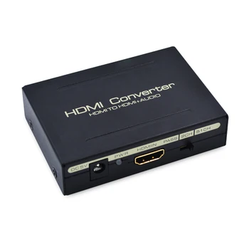 HDMI Audio Splitter HDMI TO HDMI+AUDIO+SPDIF+R/L Audio Signal Converter AY60 Black
HDMI Audio Splitter HDMI TO HDMI+AUDIO+SPDIF+R/L Audio Signal Converter AY60 Black