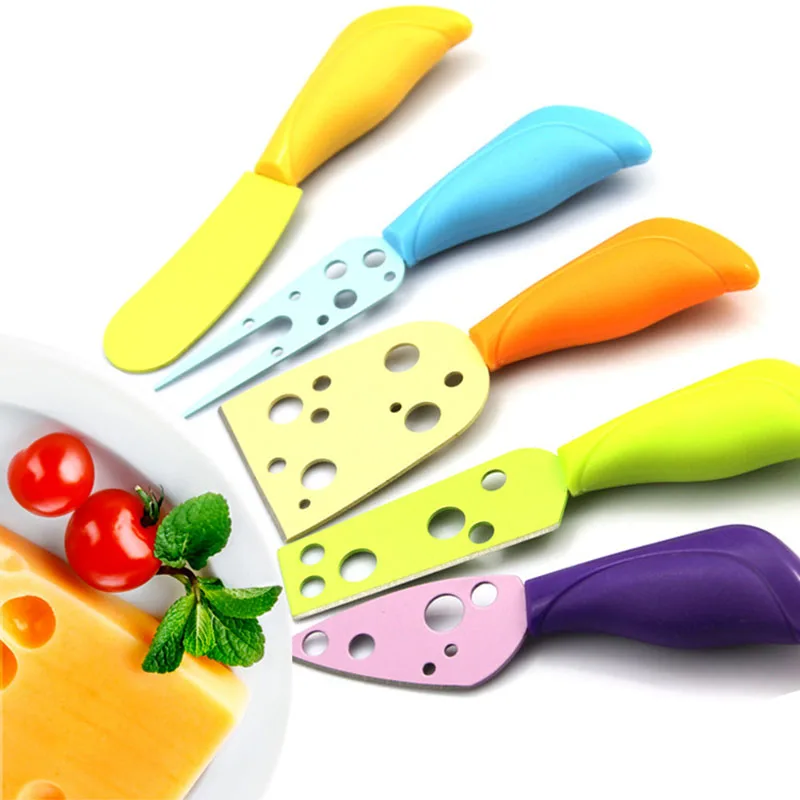 5PCS Portable Kitchen Gadget Sets Colorful Cheese Knives Set Practicak Cheese Cutting Knife Slicer Cheese Tool Sets
5PCS Portable Kitchen Gadget Sets Colorful Cheese Knives Set Practicak Cheese Cutting Knife Slicer Cheese Tool Sets
