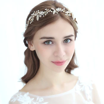 Fashion Gold Tiara Bridal Headbands Trendy Wedding Hair Accessories Crystal Bridal Hair Jewelry Women Headpiece Party Gift
Fashion Gold Tiara Bridal Headbands Trendy Wedding Hair Accessories Crystal Bridal Hair Jewelry Women Headpiece Party Gift