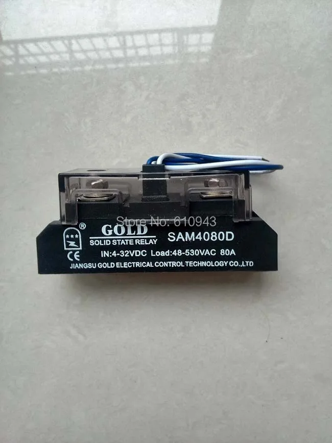 high quality 80A SSR,input 4-32VDC output 40-530 VAC single phase solid state relay
high quality 80A SSR,input 4-32VDC output 40-530 VAC single phase solid state relay