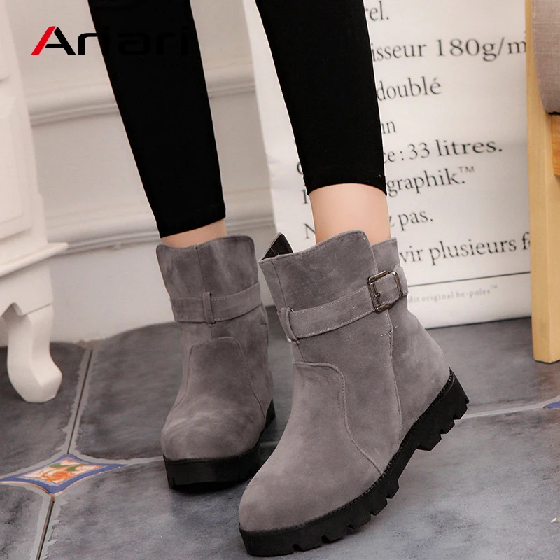 Ariari Women Snow Boots Genuine Leather Ankle Boots Retro Lady Flat Shoes Warm Fur Leisure Shoes Winter Scrub Buckle Booties
Ariari Women Snow Boots Genuine Leather Ankle Boots Retro Lady Flat Shoes Warm Fur Leisure Shoes Winter Scrub Buckle Booties