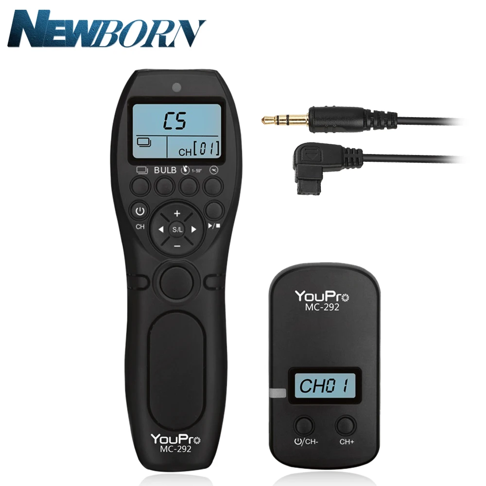 YouPro MC-292 S1 Wireless Timer Remote Control Shutter Release for Sony A900 A850 A700 A580 A550 A950 A99 A77 A57 A55 A35 A33
YouPro MC-292 S1 Wireless Timer Remote Control Shutter Release for Sony A900 A850 A700 A580 A550 A950 A99 A77 A57 A55 A35 A33