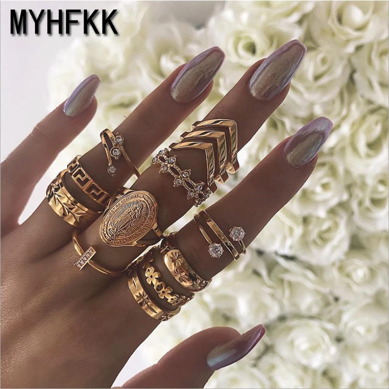 MYHFKK13/sets women's bohemian retro crown wave simple pattern Buddha's statue ring party jewelry silver ring set JZ050
MYHFKK13/sets women's bohemian retro crown wave simple pattern Buddha's statue ring party jewelry silver ring set JZ050