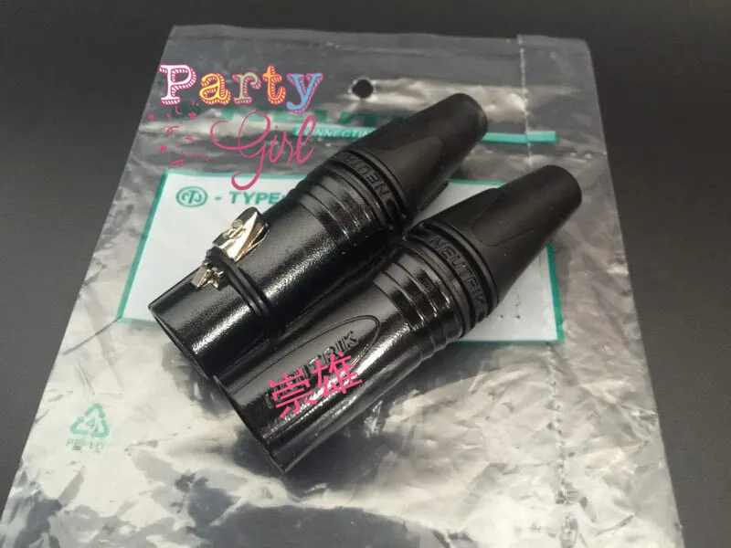 60PCS/lot FOR NEUTRIK connector 30PCS NC3MXX & 30PCS NC3FXX Male & femelle3PIN XLR Connecteur
60PCS/lot FOR NEUTRIK connector 30PCS NC3MXX & 30PCS NC3FXX Male & femelle3PIN XLR Connecteur