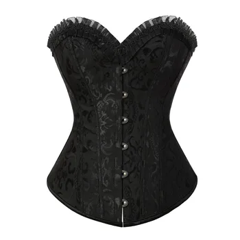 corset for women ladies spiral steel boned overbust corset sexy floral gothic corselet lingerie vintage burlesque plus size
corset for women ladies spiral steel boned overbust corset sexy floral gothic corselet lingerie vintage burlesque plus size