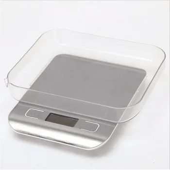 5KG/1g Precise Digital Kitchen Scales LED Display Weight Scale Stainless Steel Food Cooking Electronic Scale Libra
5KG/1g Precise Digital Kitchen Scales LED Display Weight Scale Stainless Steel Food Cooking Electronic Scale Libra