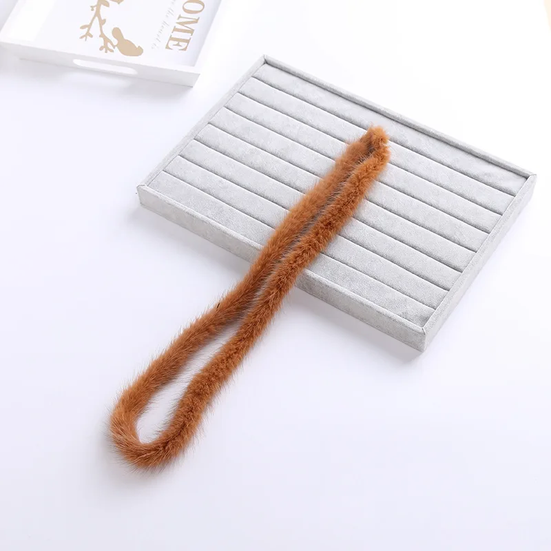 100% genuine mink fur trim brim Clothes accessories DIY material sweater down coat hood hat cap of fur collar shoes TKS012-brown
100% genuine mink fur trim brim Clothes accessories DIY material sweater down coat hood hat cap of fur collar shoes TKS012-brown