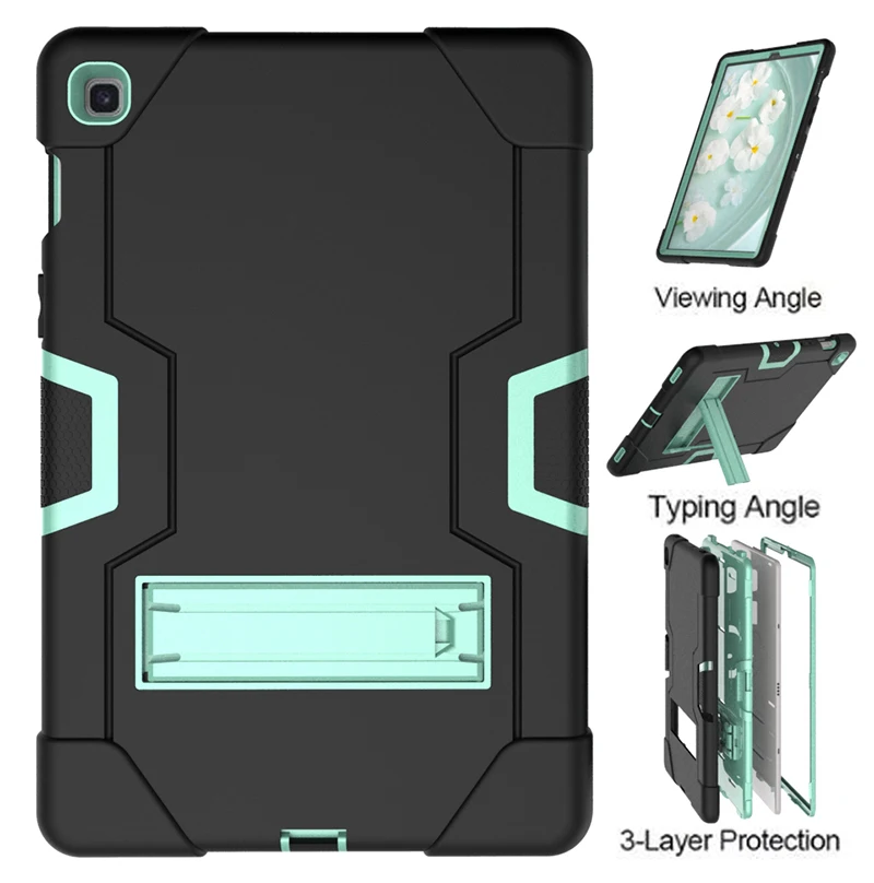 Heavy Duty Kids Safe Silicone Hybrid Case Back Cover with Kickstand for Samsung Galaxy Tab S5e SM-T725 SM-T720 Tablet + Stylus
Heavy Duty Kids Safe Silicone Hybrid Case Back Cover with Kickstand for Samsung Galaxy Tab S5e SM-T725 SM-T720 Tablet + Stylus