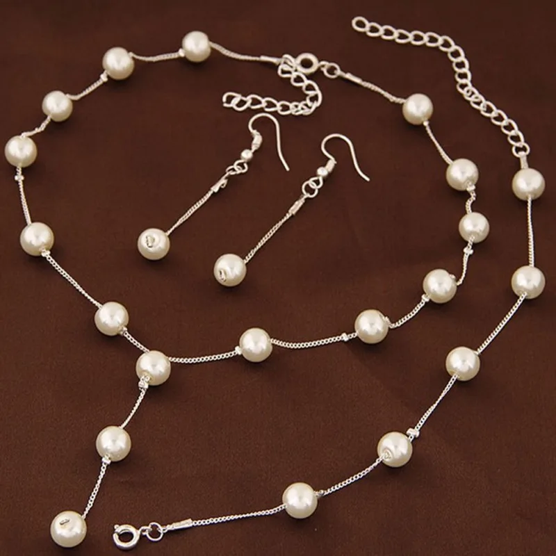 Trendy Pearl Jewelry Set Simulated Pearl Double Layer Women Earrings Necklace Bracelet Sets for Women Wedding X3
Trendy Pearl Jewelry Set Simulated Pearl Double Layer Women Earrings Necklace Bracelet Sets for Women Wedding X3