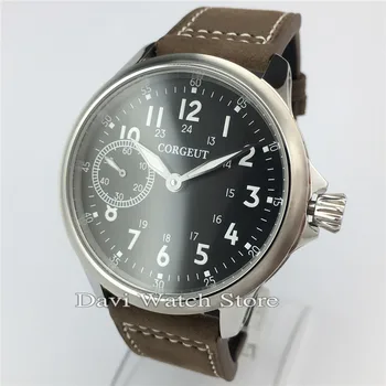45mm Corgeut Seagull hand winding 6497 movement Brown Leather Strap Stainless Steel Case Mens Watch
45mm Corgeut Seagull hand winding 6497 movement Brown Leather Strap Stainless Steel Case Mens Watch