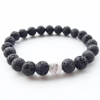 Couple Distance Bracelet Lava Volcanic Stone White Pine 8mm Bracelet Rock Bracelet Beads Crown Bangles For Women Men Jewelry
Couple Distance Bracelet Lava Volcanic Stone White Pine 8mm Bracelet Rock Bracelet Beads Crown Bangles For Women Men Jewelry